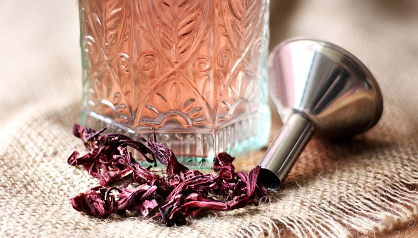 Rose and Hibiscus Infused Vodka