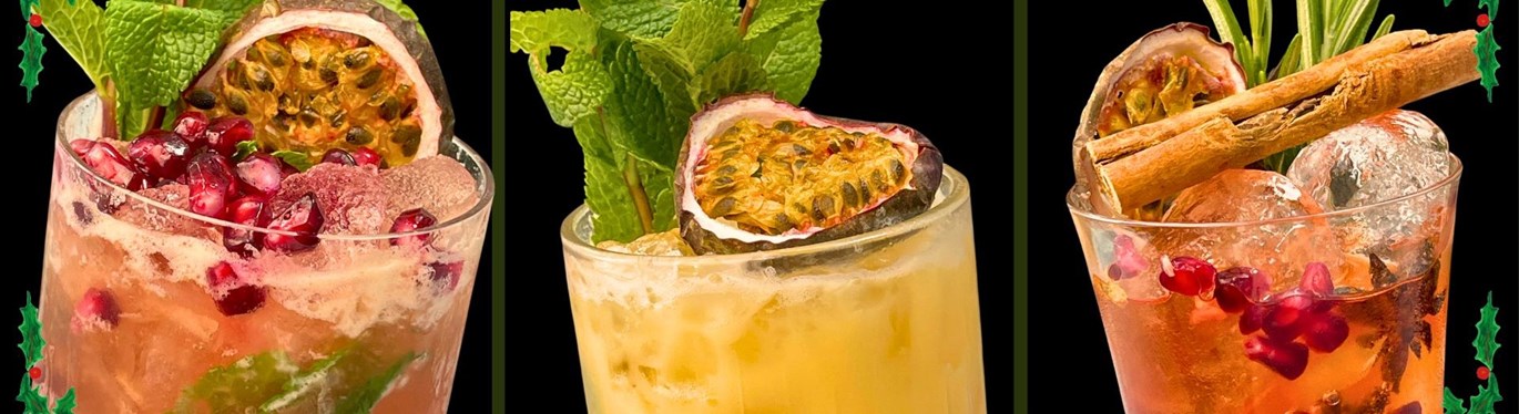 Passion Fruit Christmas Cocktails - Thats NOT a Martini