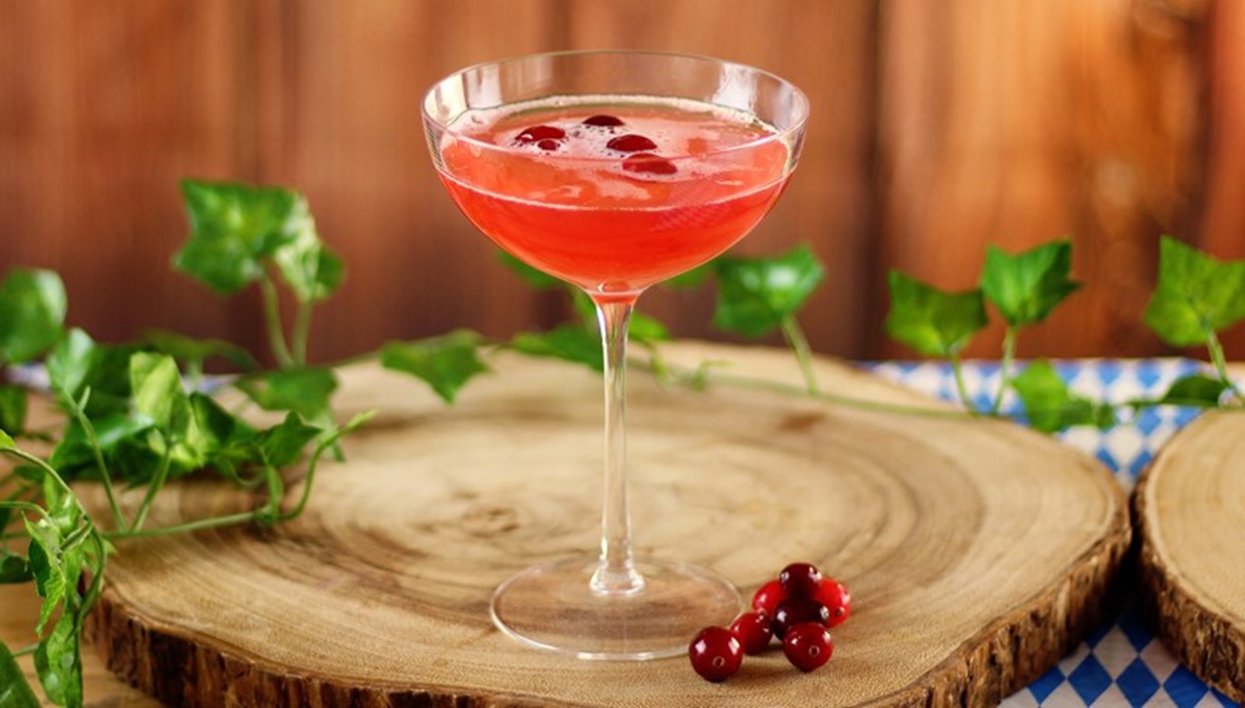 Autumn Cocktails: Cranberry Mimosa Recipe